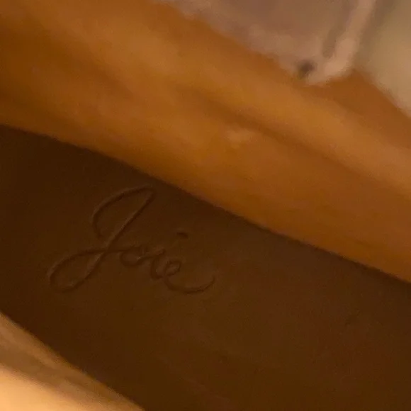 JOIE KEATON Suede Fringe Chelsea Western Boot 2”Heel Pull On Point Toe Size 38.5 - Picture 14 of 15